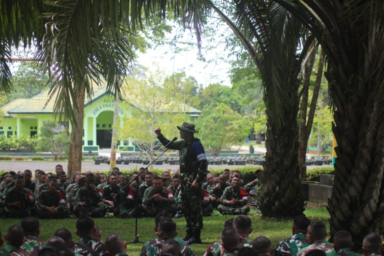 Yonif 614/RJP Persiapan Ke Papua Laksanakan Latihan Berat di Malinau