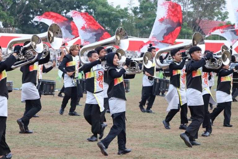 Siap Berlaga di Jogja, Marching Band Kukar Dilepas dengan Semangat
