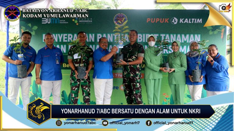 Responsif, Yonarhanud 7/ABC Kodam VI/Mlw Kolaboratif dalam Mewujudkan Ketahanan Pangan