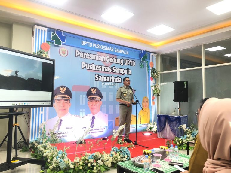 Wali Kota Samarinda Resmikan Gedung Baru Puskesmas Sempaja, Harapkan Pelayanan Kesehatan Digital
