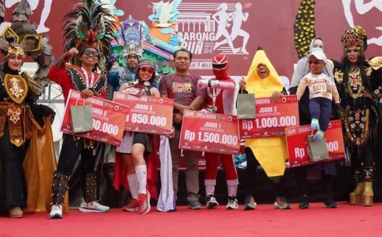 Tenggarong City Run 2024, Lari Sehat Sambil Jajal Wisata Tenggarong
