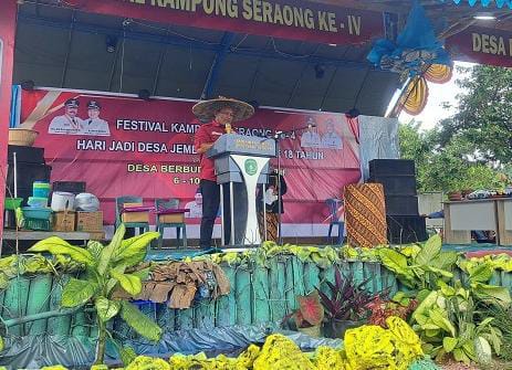 Adriansyah Buka Festival Kampong Seraong, Dorong Desa Berbudaya dan Kreatif