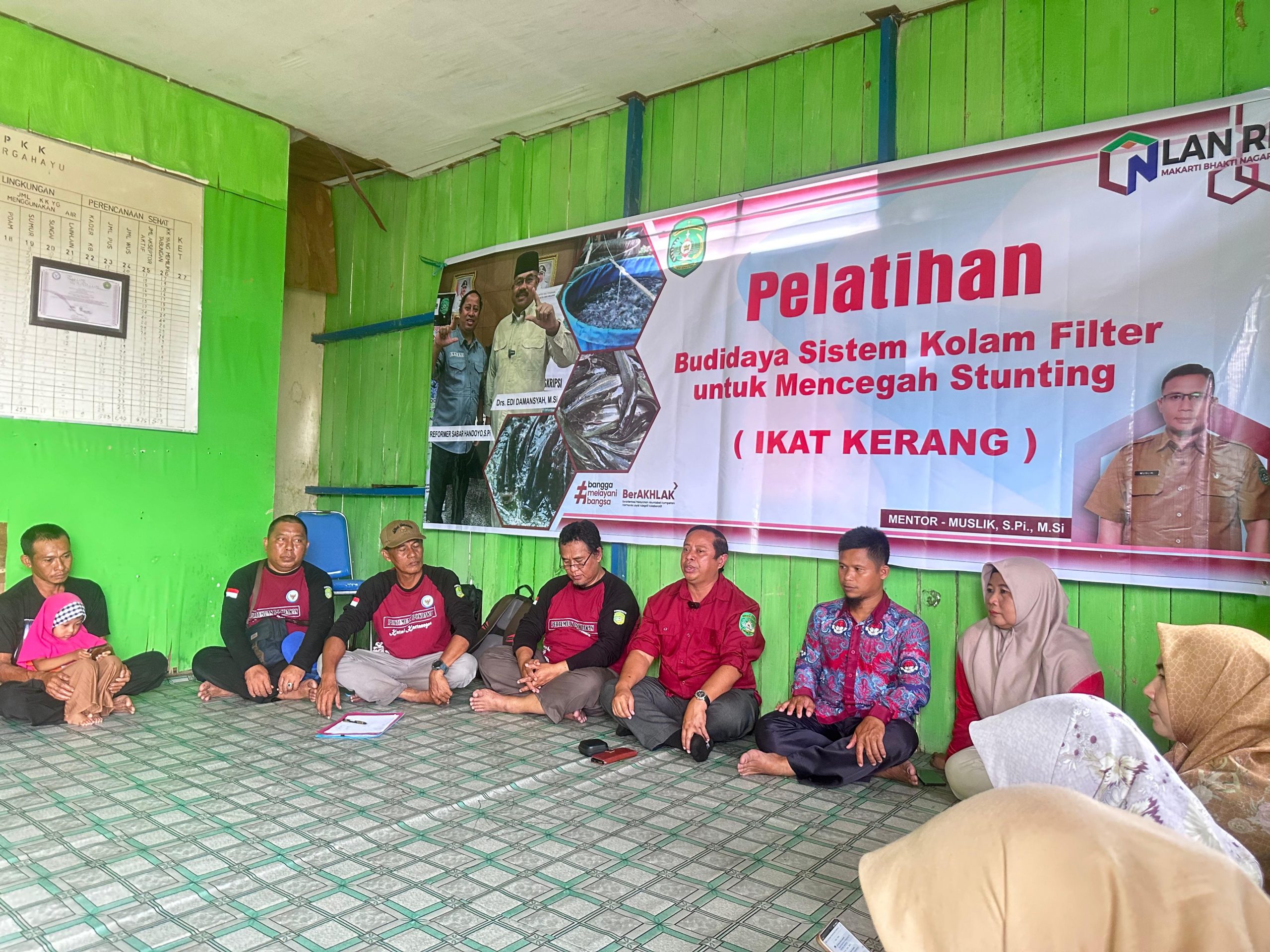 DKP Kukar Gelar Pelatihan IKAT KERANG untuk Tingkatkan Produksi Ikan dan Cegah Stunting